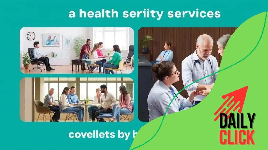 Types of mental health services covered by insurance